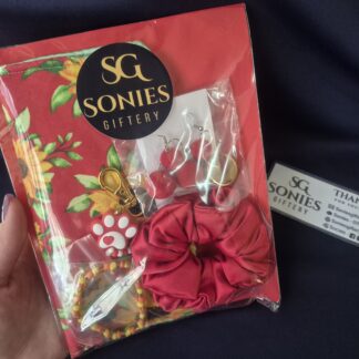 Vibrant Floral & Red Gift Set